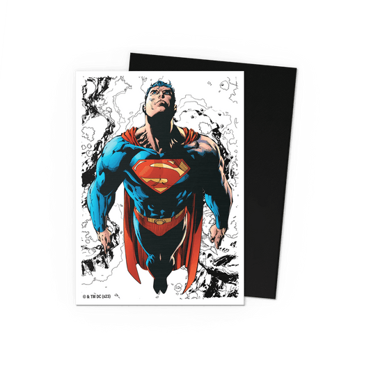 Superman Core (Color) - Matte Dual Art Sleeves - Micas Dragon Shield Standard (100pz)