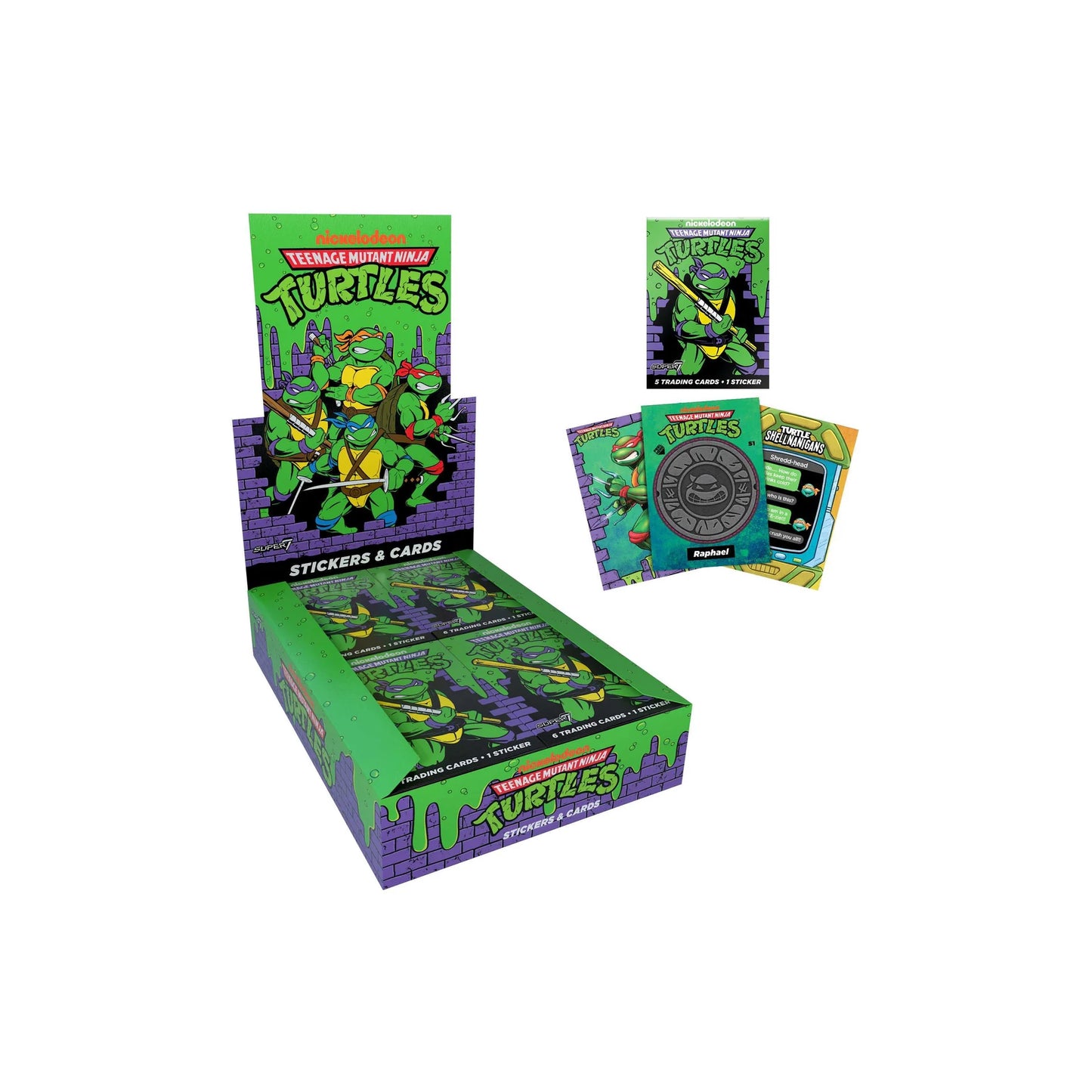 Super7 Wax Packs: Tmnt Tortugas Ninja - 24 Pack Sdcc 2025