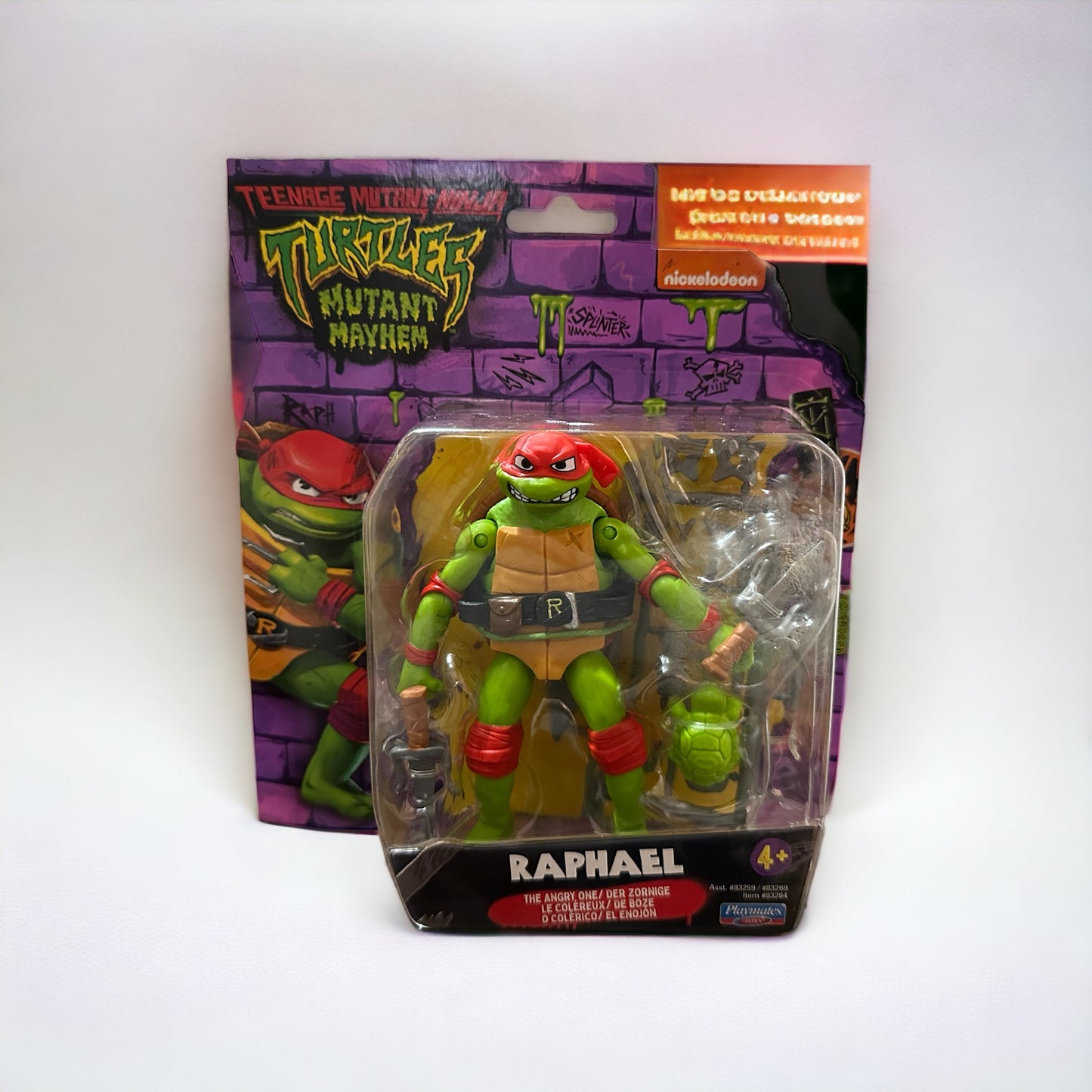 Figura Tortugas Ninja La Película(4.5 pulgadas)