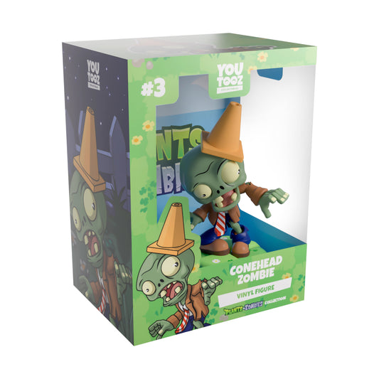 Figura - Conehead Zombie Cono - Plantas Vs Zombies - Youtooz Collectibles