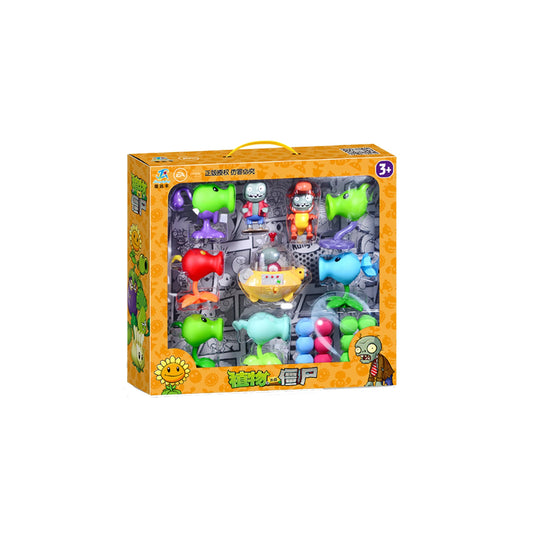 Set 6 plantas + 3 Zombiditos - Plants vs Zombies