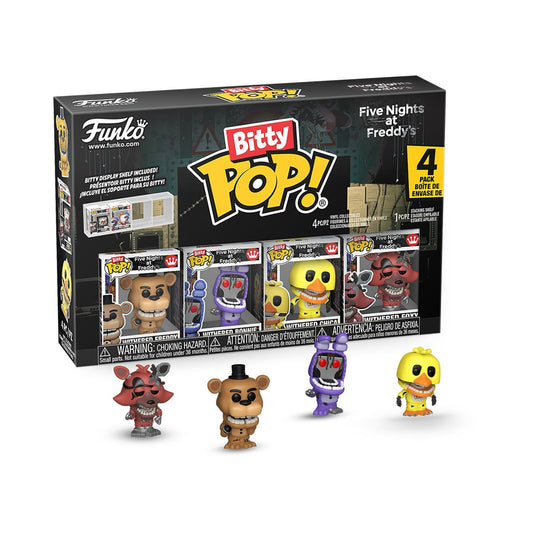 4 Pack Five Nights At Freddys - Funko Bitty Pop