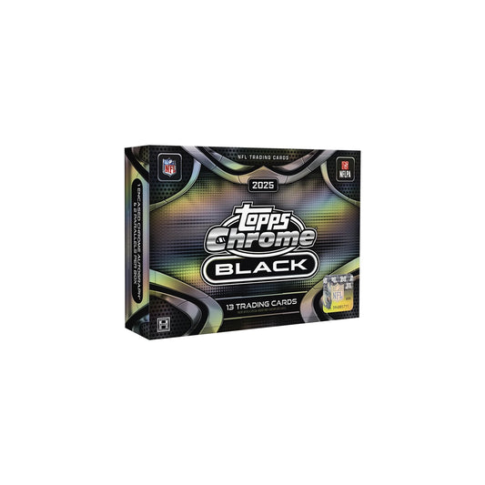 2025 Topps Chrome Black Football - Hobby Box- Topps