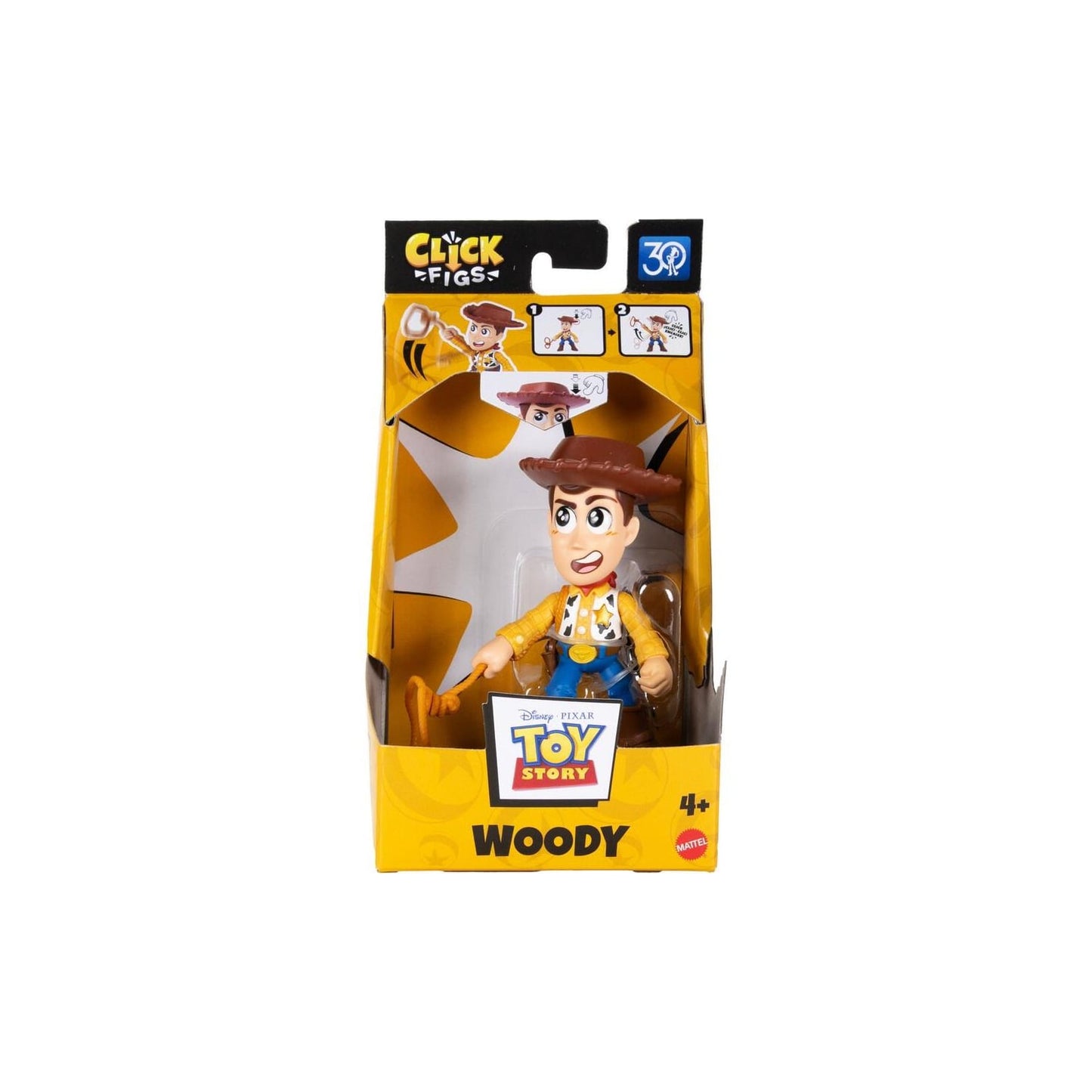 Toy Story Click Figs - Woody - Mattel