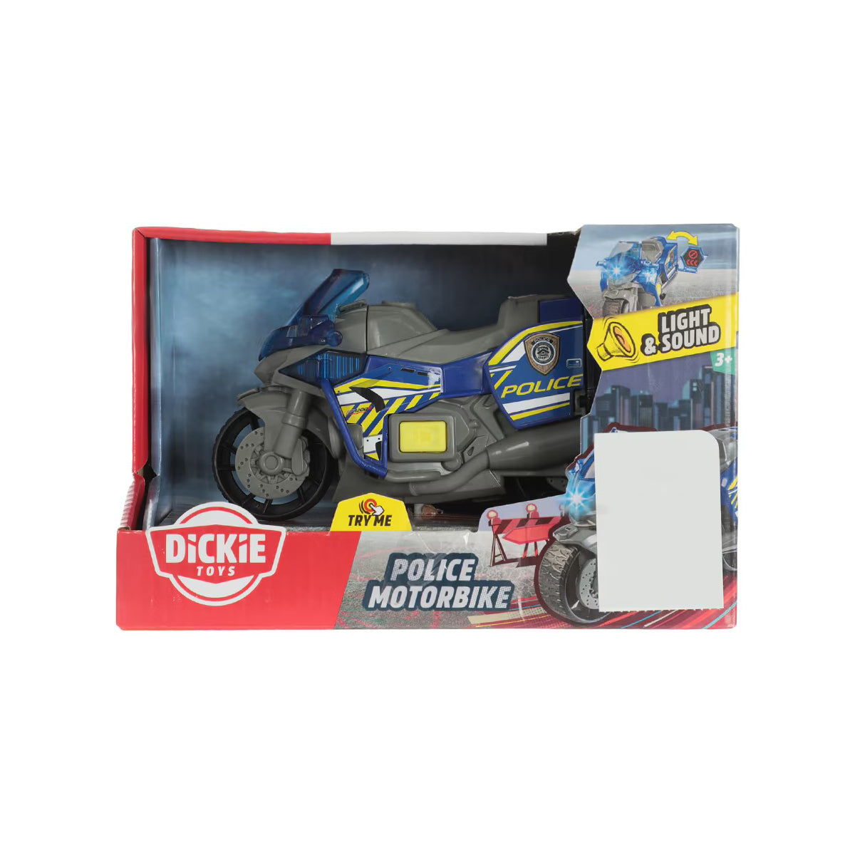 Police Motorbike con Luces y Sonido Pequeño - Dickie Toys