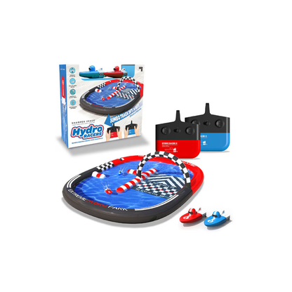 RC Hydro Racers Set Acuatico con con Pista de Control Remoto - Sharper Image