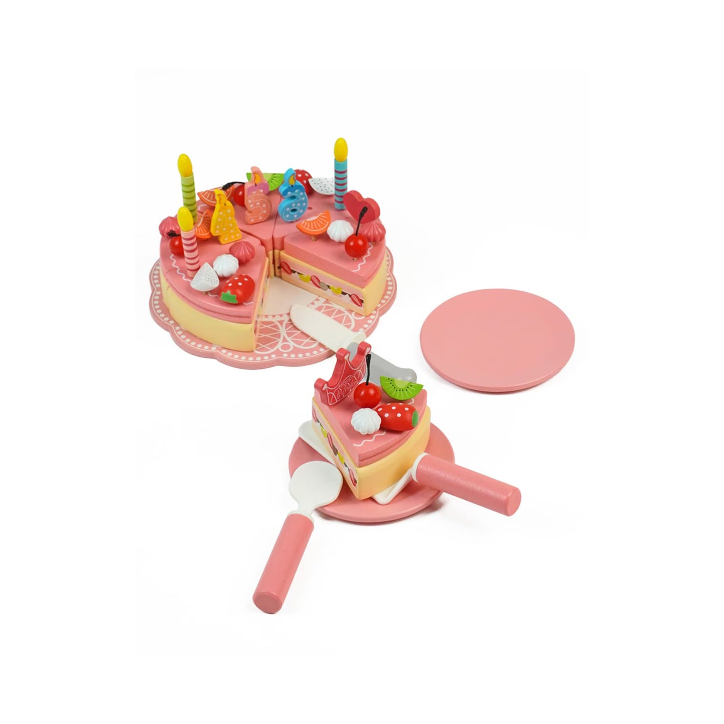 Wooden Cake Play Set Madera