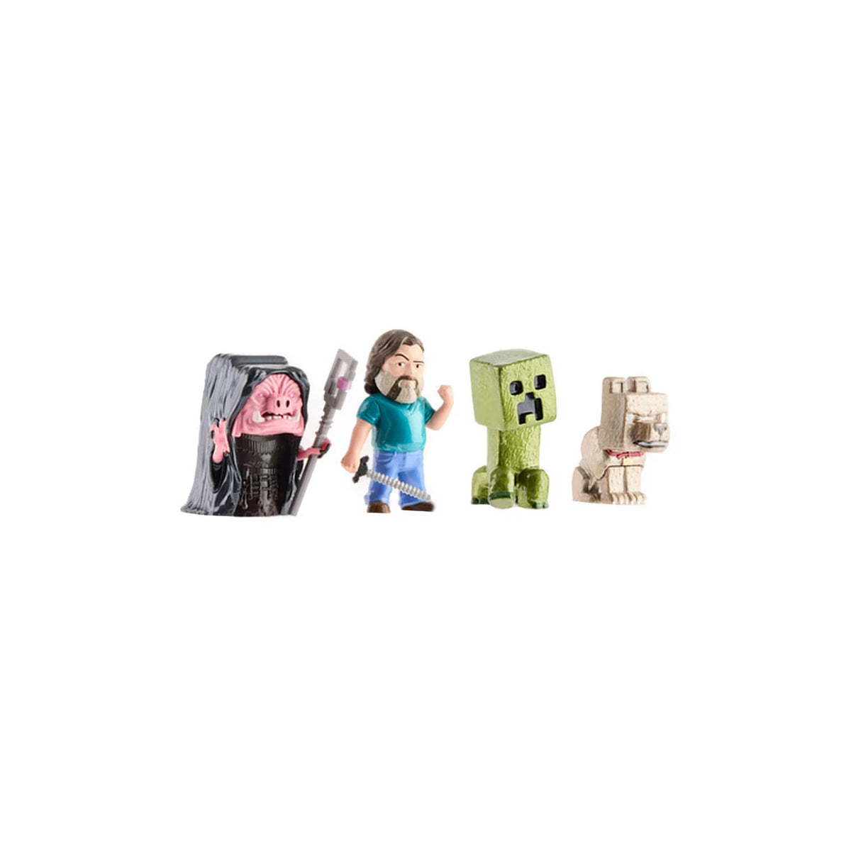 Metalfigs 4 Figuras metalicas Die-Cast - Minecraft La Pelicula - Jada