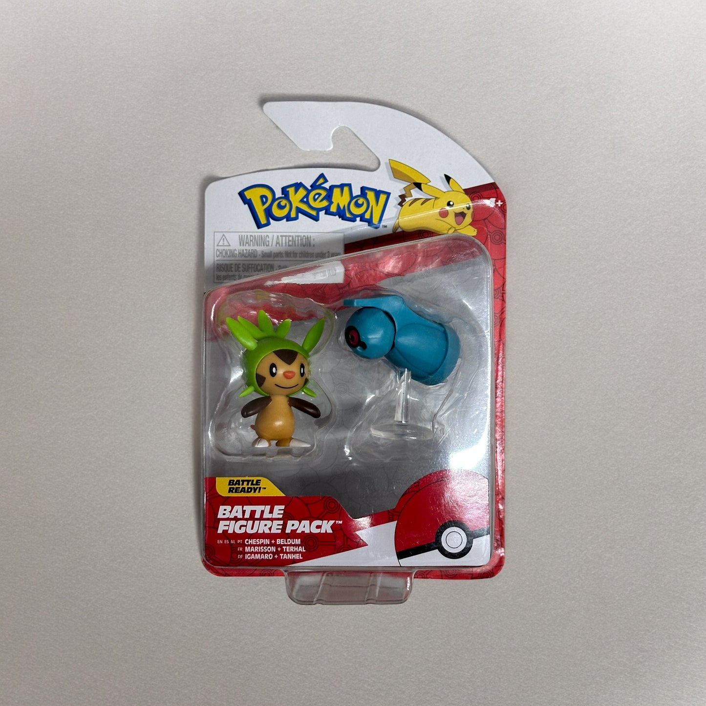 Chespin & Beldum Battle Figure Pack