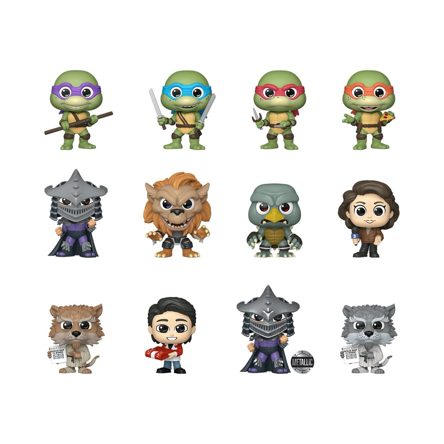 Funko Mystery Mini: TMNT Tortugas Ninja 2 (1Pz)