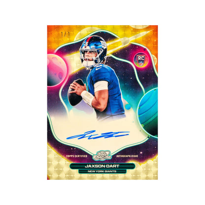 NFL 2025 Cosmic Chrome Football - Hobby Box- Topps