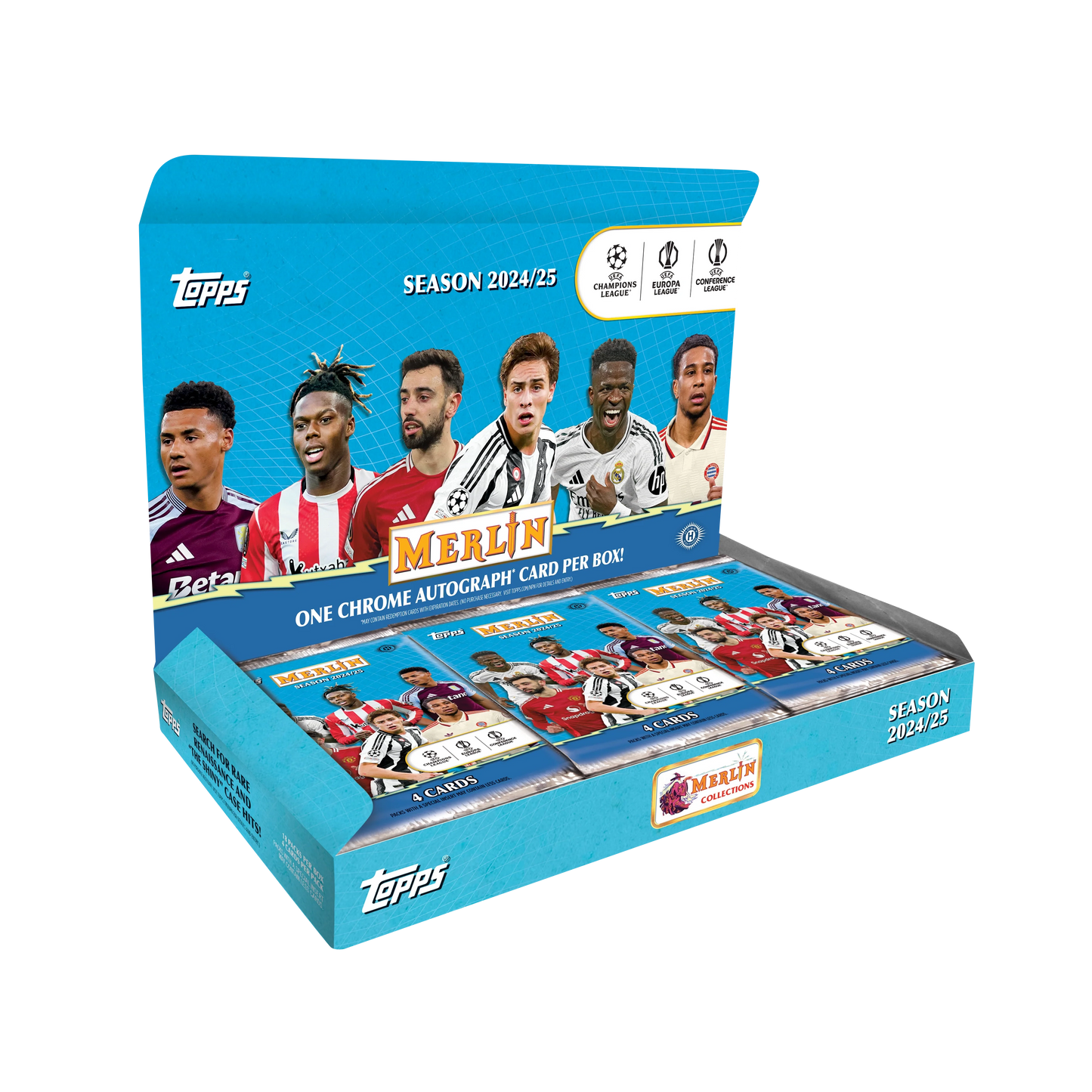 2024-25 Topps Merlin UCC UEFA: Hobby Box - Topps