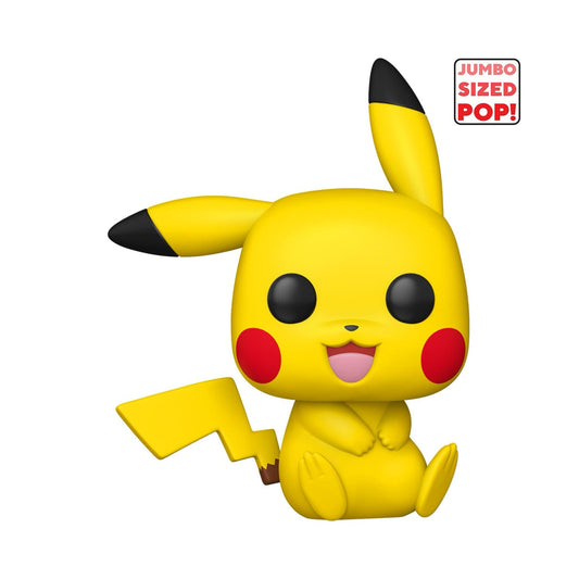 Pikachu Sentado 1268 - Funko Pop Jumbo 10 Pulgadas