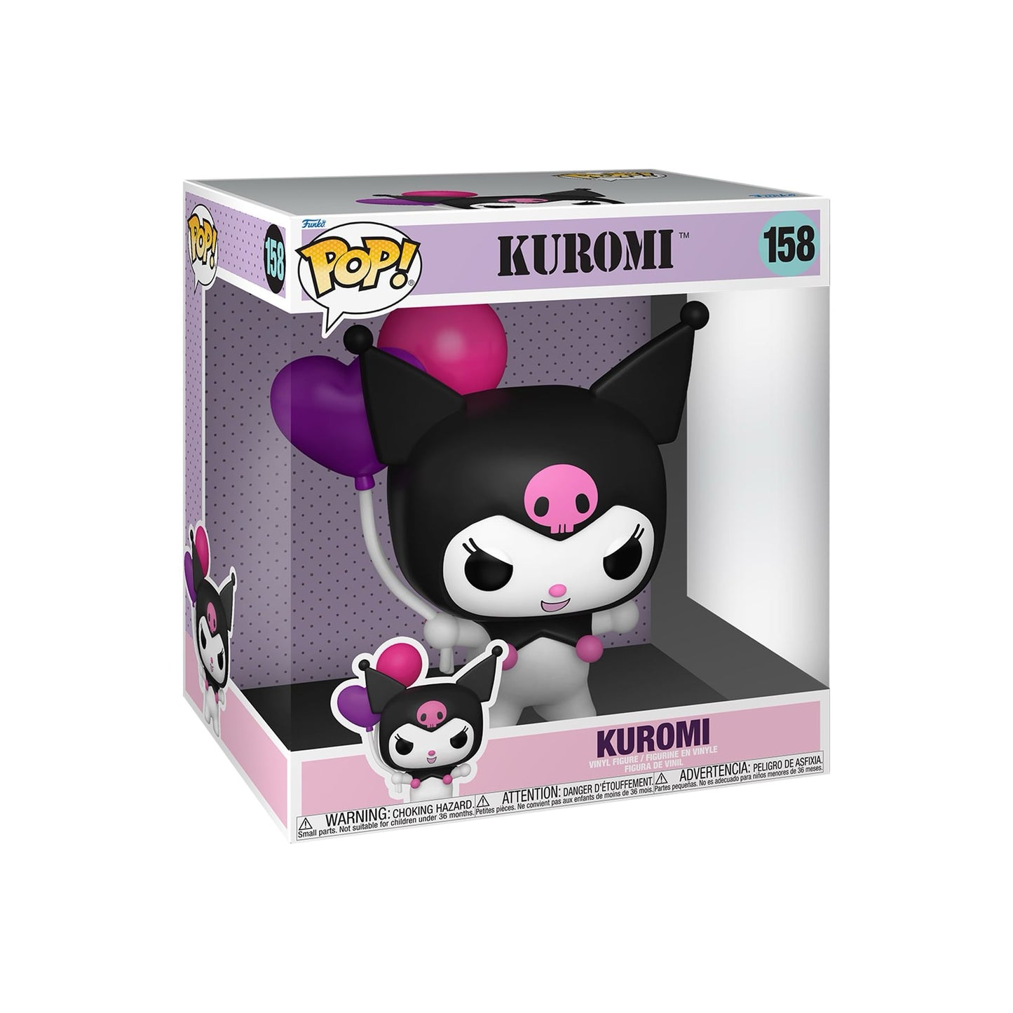 Hello Kitty - Kuromi 158 - Funko Pop Jumbo 10 Pulgadas