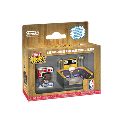 Lakers con LeBron James - Arena - Funko Bitty Pop Town