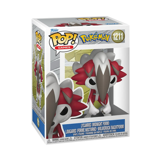 Lycanroc Forma Nocturna - Pokemon 1211 - Funko Pop