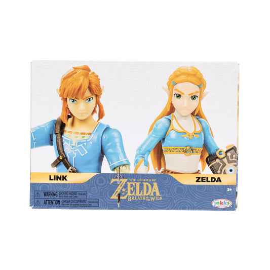 Set de 2 Figuras de Princess Zelda y Link - Zelda