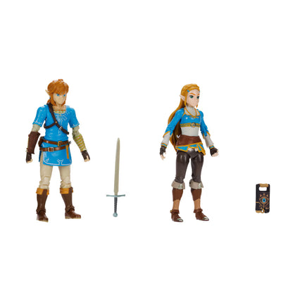 Set de 2 Figuras de Princess Zelda y Link - Zelda