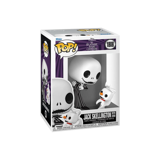 Jack Skellington With Zero 1808- El Extraño Mundo de Jack - Funko Pop