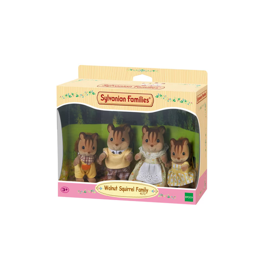 Walnut Squirrel Family - Sylvanian Families