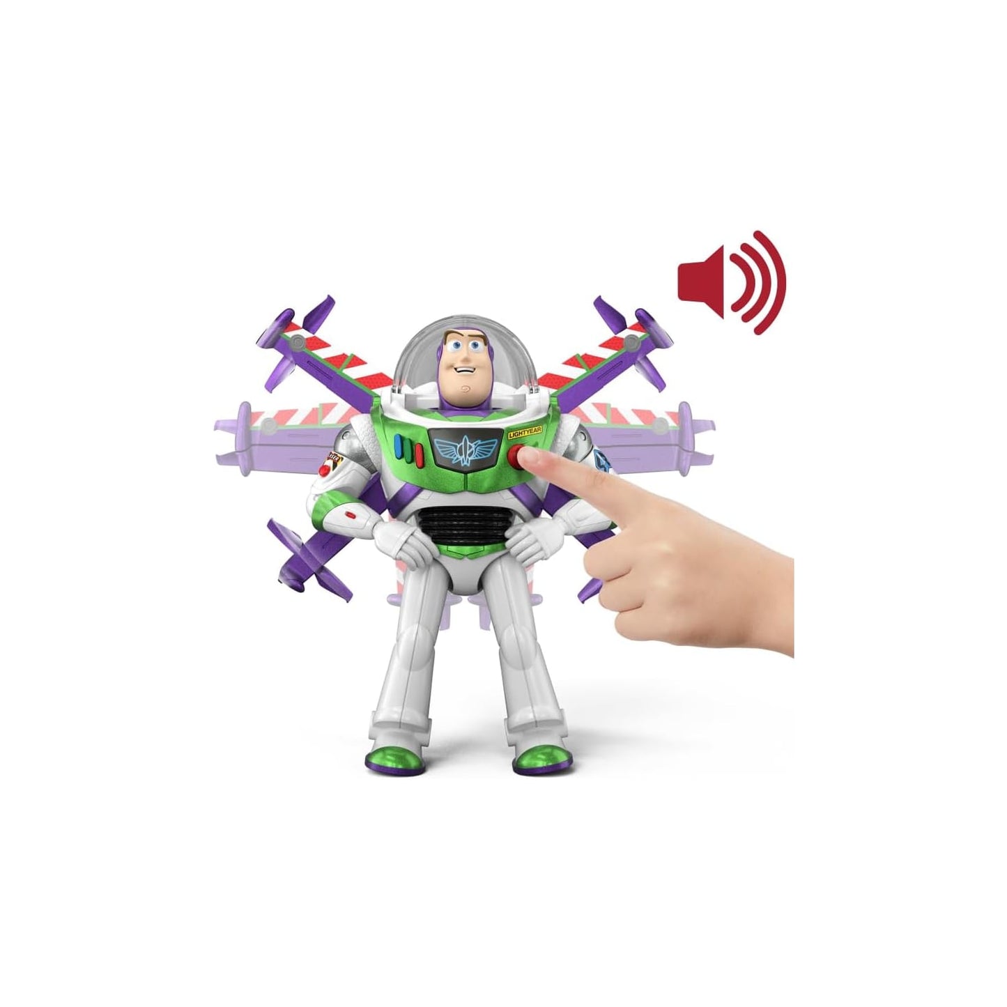 Buzz Lightyear Edicion Hi-Tech Modo de Vuelo Toy Story 5 (Idioma Español) - Mattel