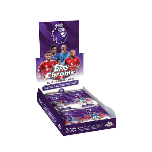 2025/2026 Topps Chrome® Premier League: Hobby Box - Topps