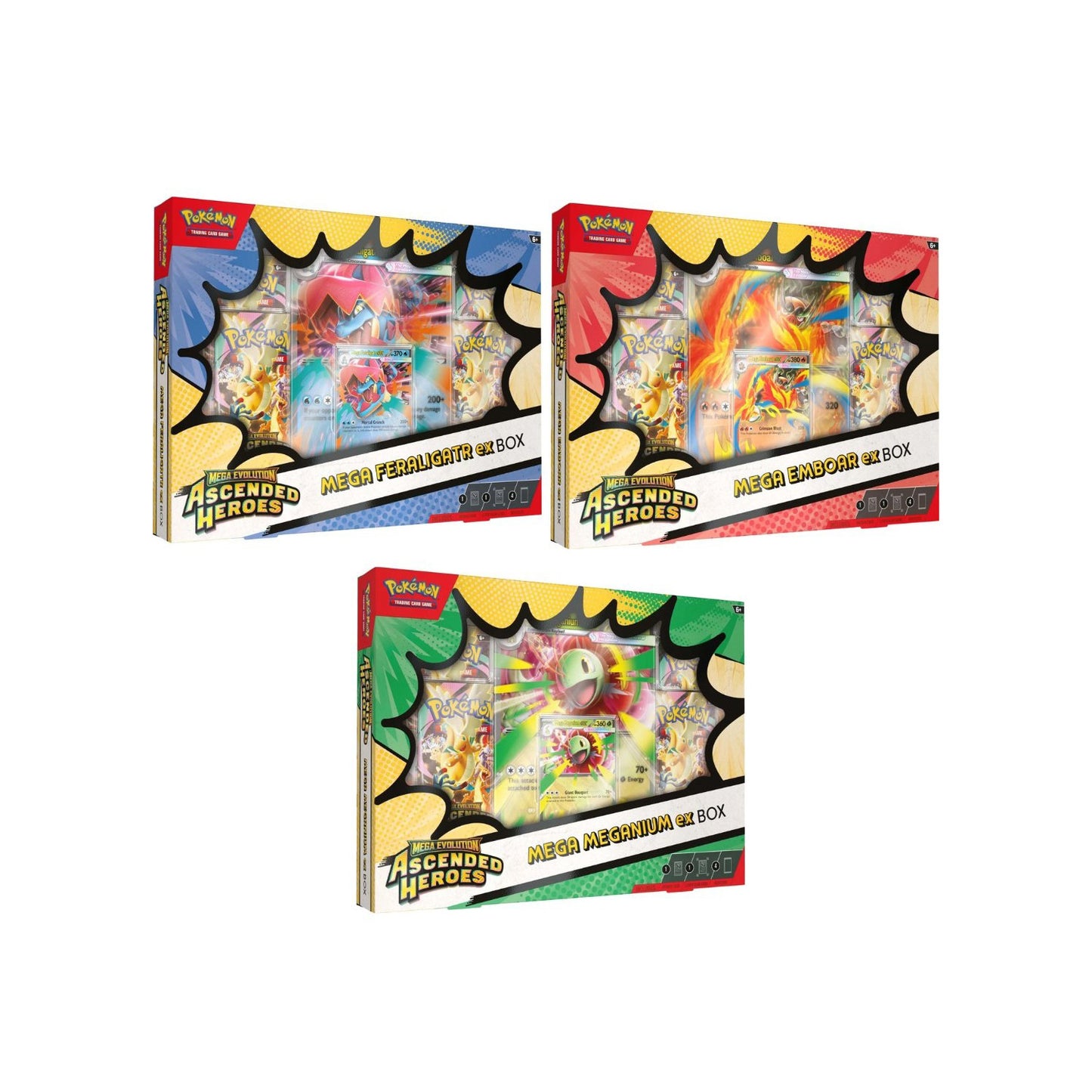 Mega ex Box - Mega Evolution Ascended Heroes [Modelo Aleatorio] [INGLES]