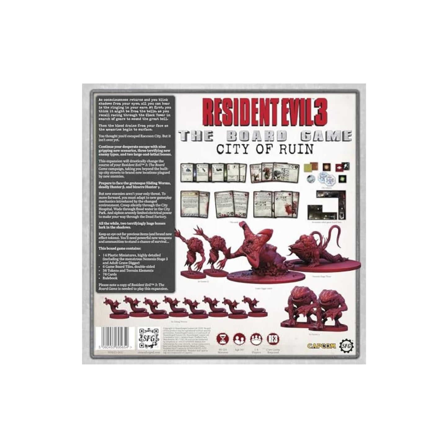 Resident Evil 3: The Board Game City of Ruin Expansion (Inglés)