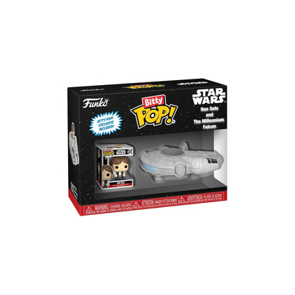 Han Solo con Milennium Falcon - Star Wars - Funko Bitty Pop Rides