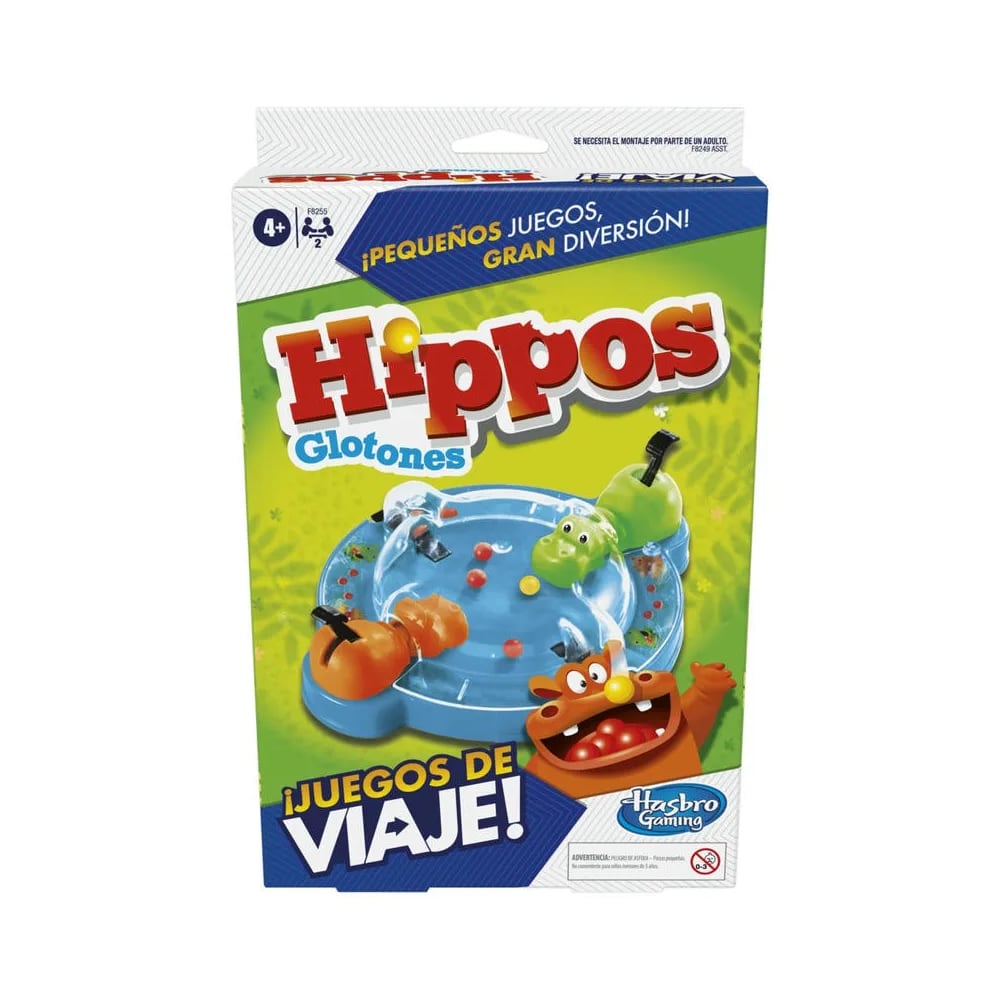 Hippos Glotones Edición de Viaje - Hasbro Gaming