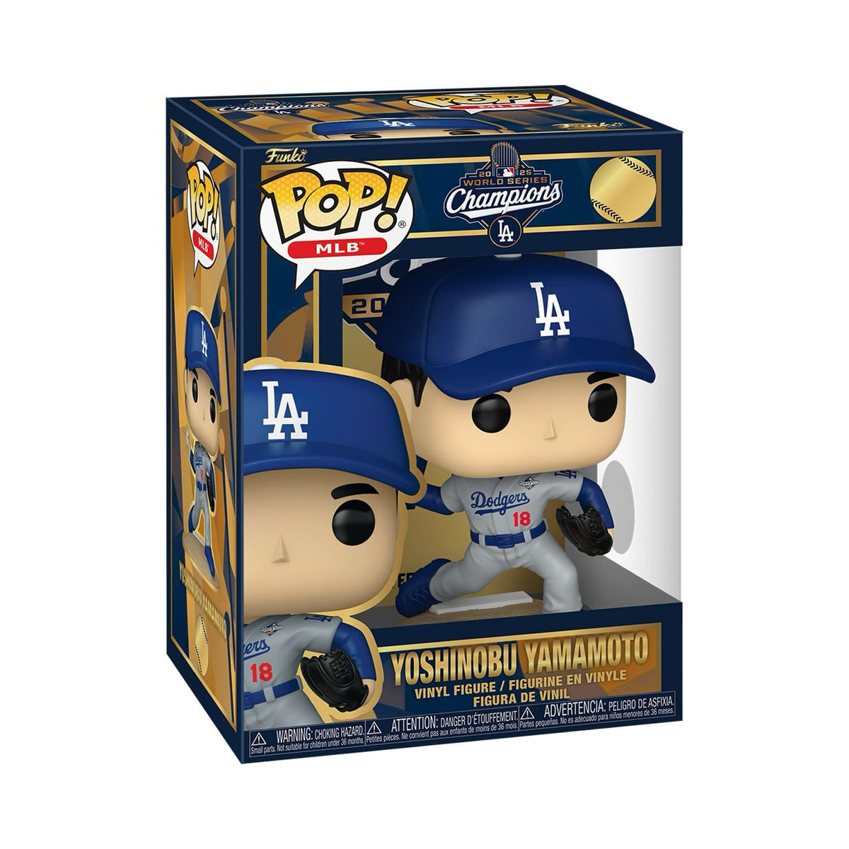 Yoshinobu Yamamoto Dodgers - World Series MVP 25 - Funko Pop  MLB