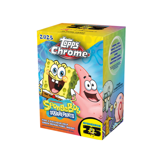 Topps Chrome 2025 Bob Esponja 25 Aniversario: Value Box - Topps