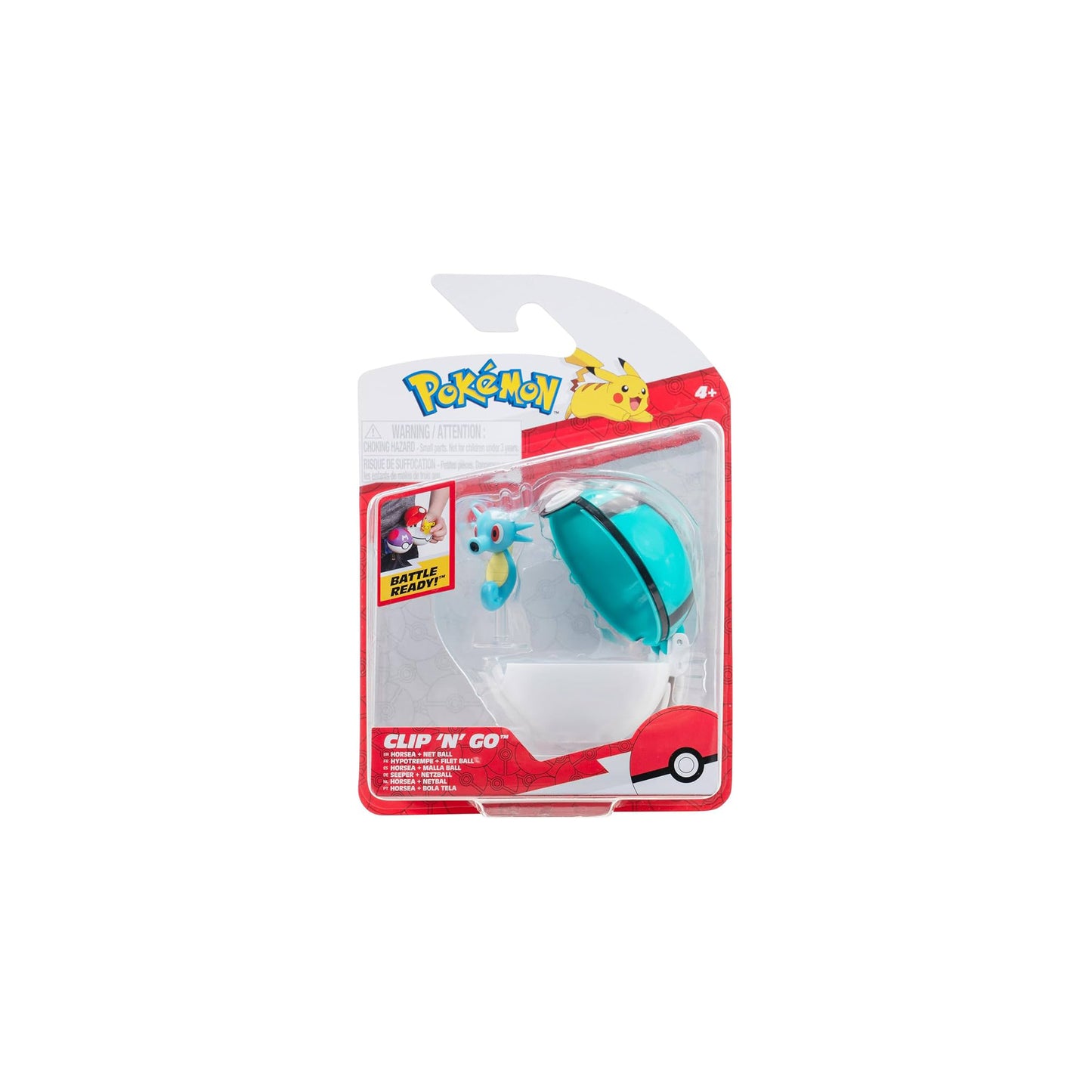 Clip n Go: Horsea Net ball - Pokemon