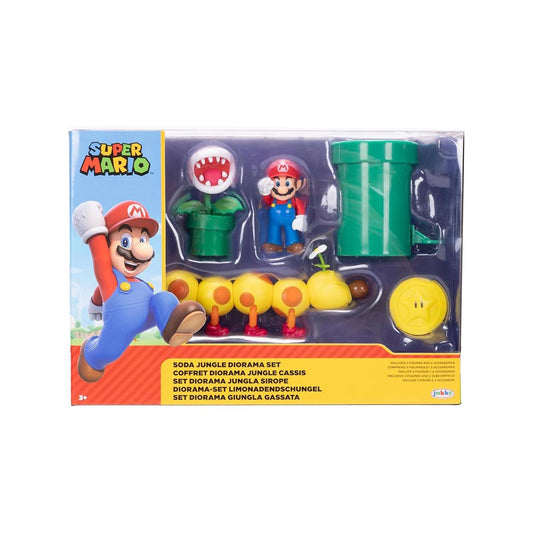 Soda Jungle Diorama Set - Super Mario