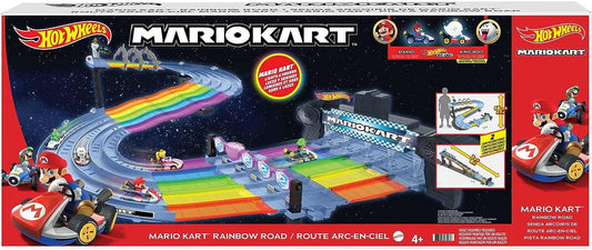 Hot Wheels Mario Kart Rainbow Road Raceway