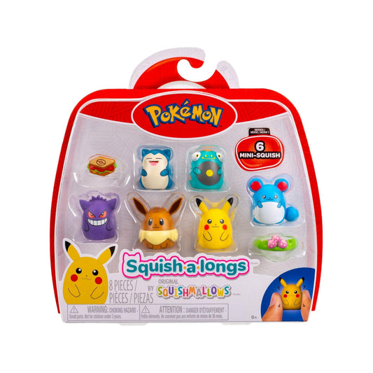 Squish-a-longs Mini-squish (Varios Modelos) - Pokemon - Squishmallows