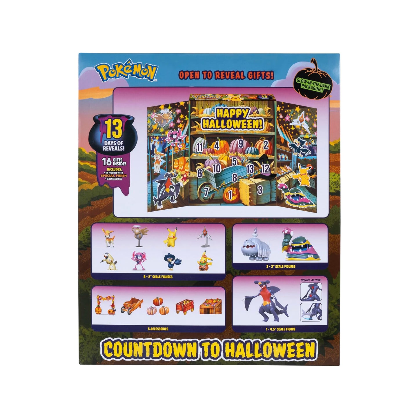 Calendario de Halloween Pokemon - Jazwares 2025