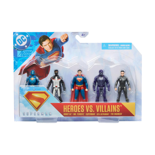 DC Heroes vs Villains 5-Pack(3 pulgadas) - Spin Master