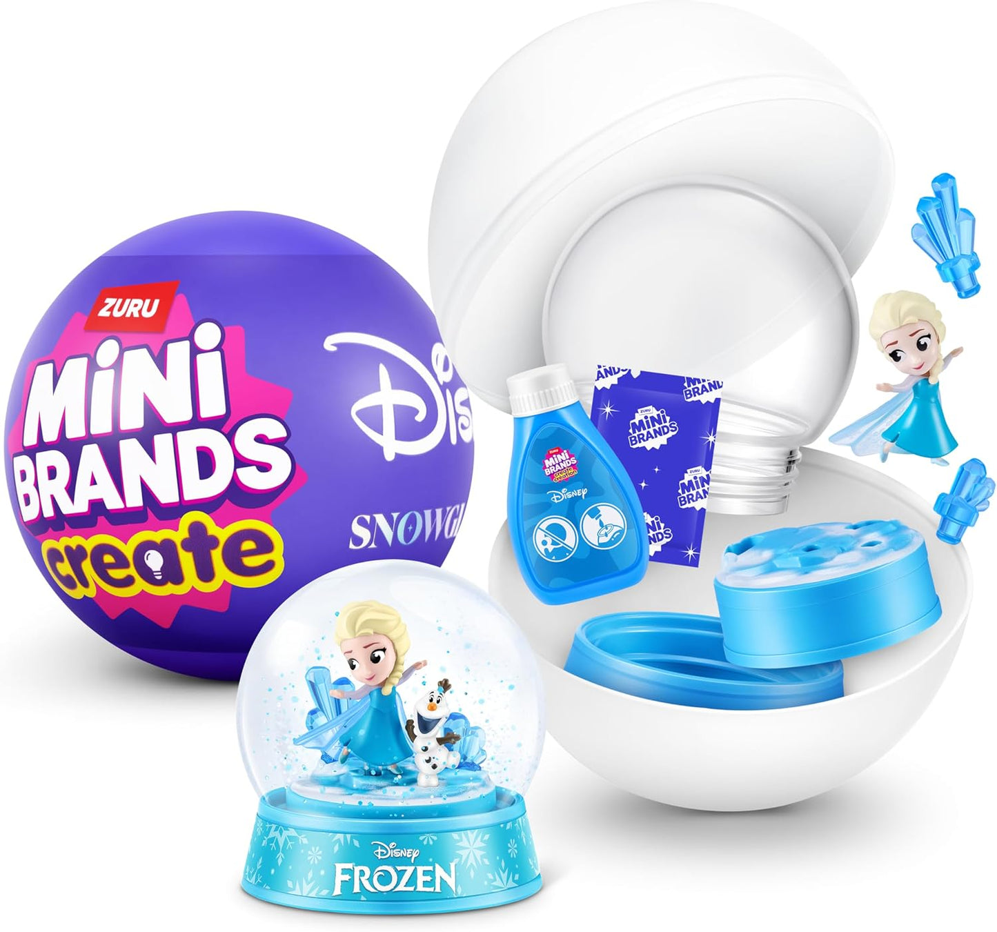 Mini brands Creations Disney Snow Globes Series 1 Capsula Sorpresa - Zuru