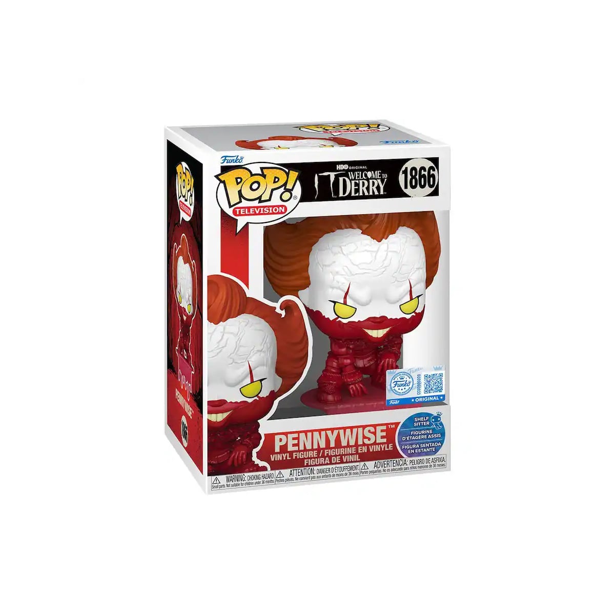 Pennywise (Shelf Sitter) 1866 - Welcome to Derry - Funko Pop