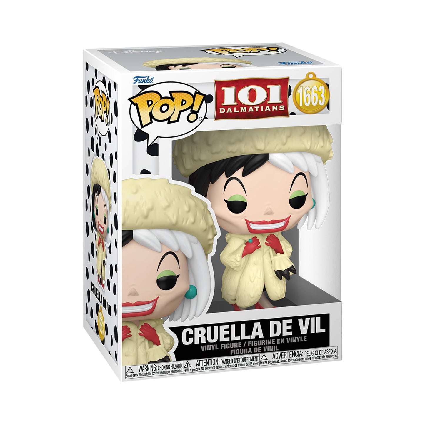 Cruela / Cruella De Vil 1663 - Disney - Funko Pop