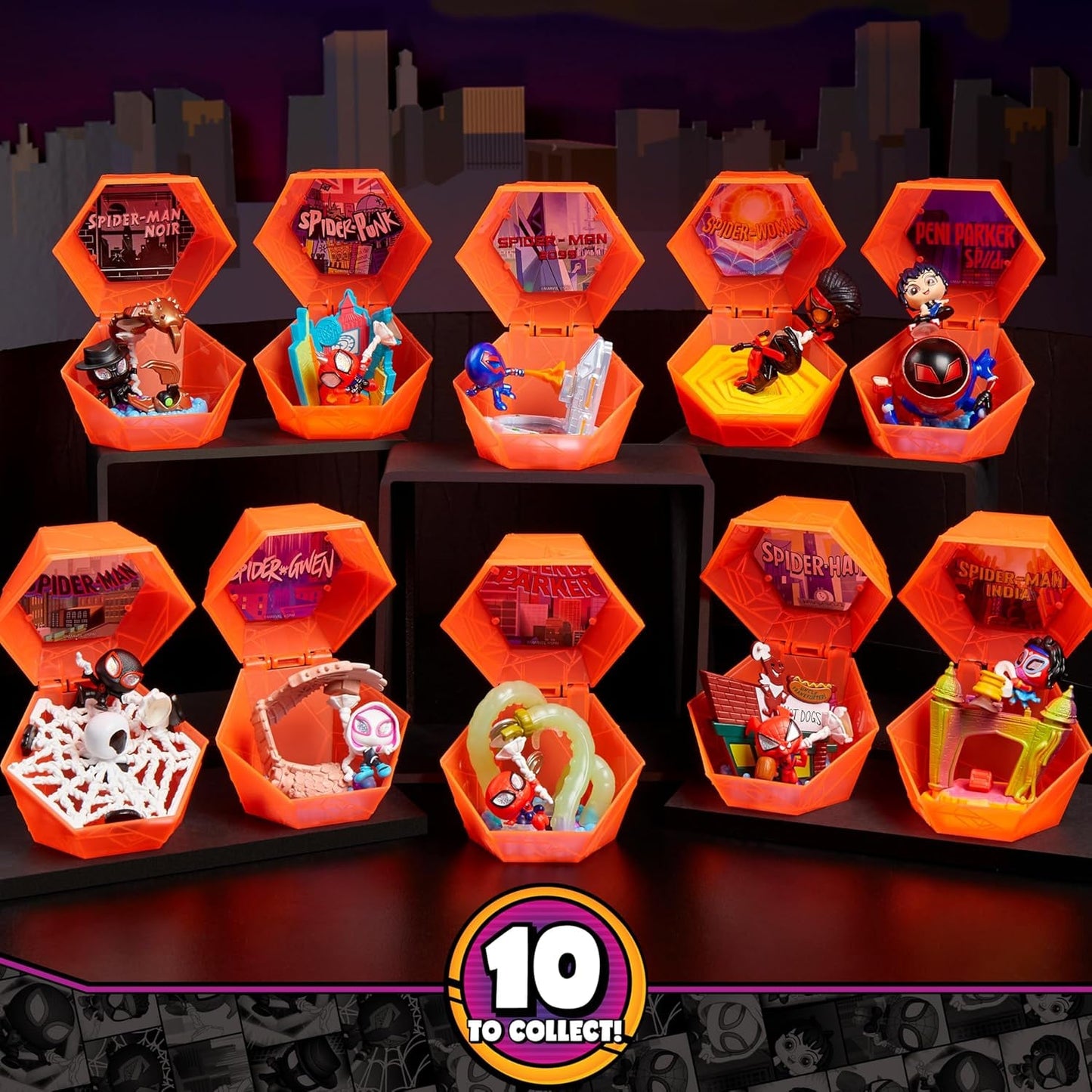 Capsula Spider-man Doorables Disney