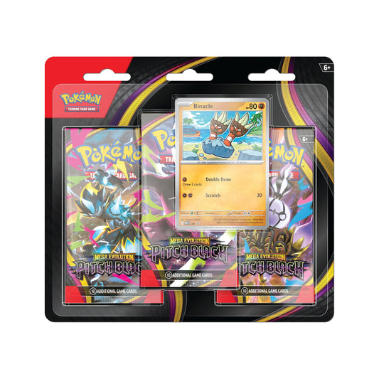 [PREVENTA] 3 Pack Blister - Mega Evolution Pitch Black [INGLES]