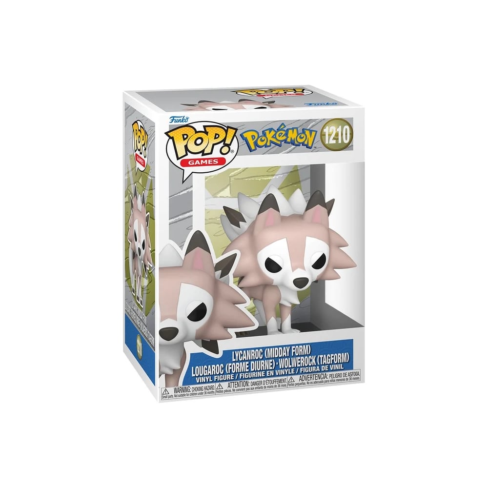 Lycanroc Forma Diurna - Pokemon 1210 - Funko Pop