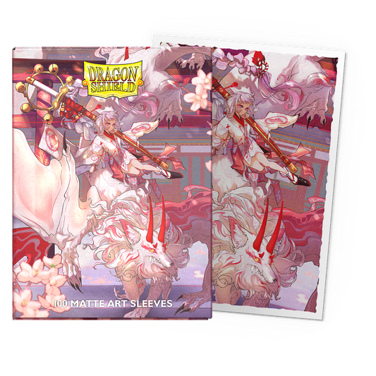 Demon Hunters Yuki & Kuzuha - Matte Art Sleeves - Micas Dragon Shield Standard (100pz)