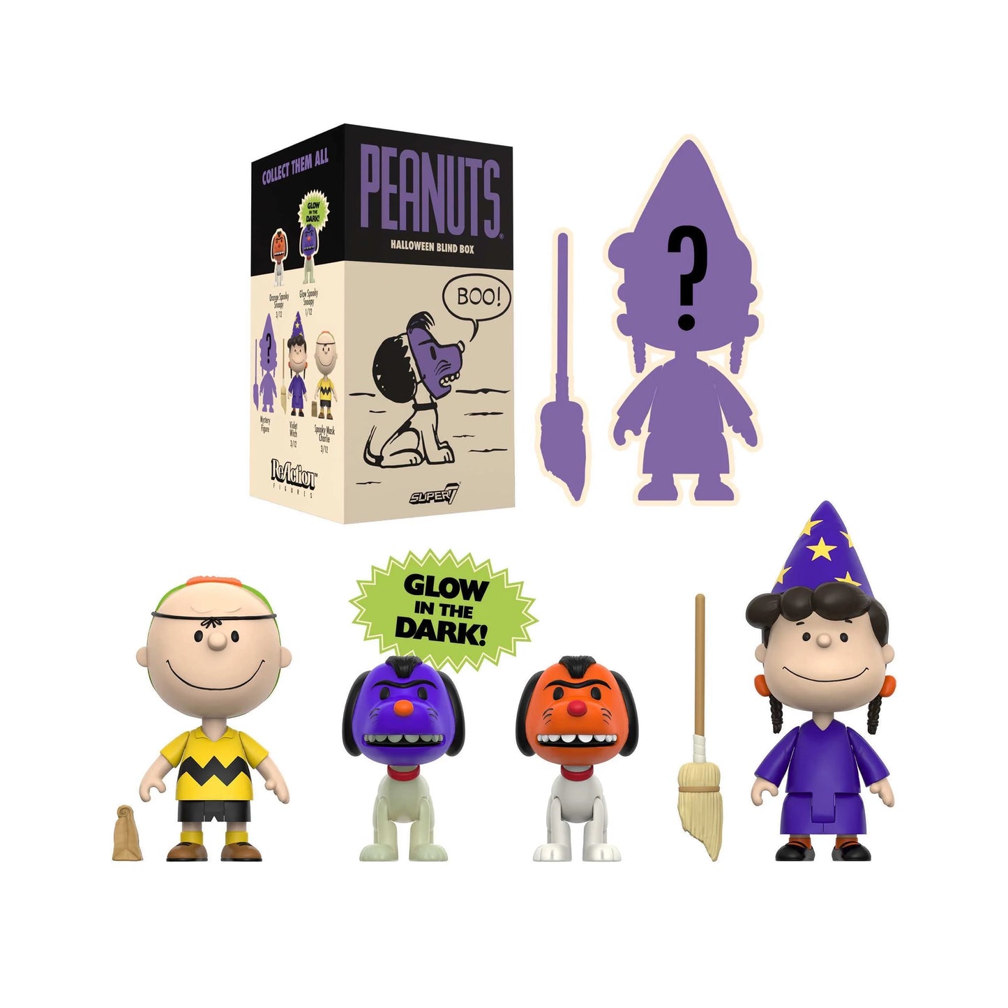 Peanuts: Blind Box Flat Serie 7 Halloween (1pz) - Super7