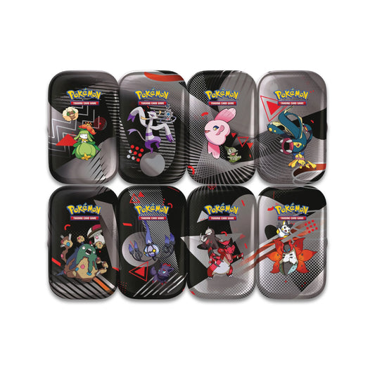 Mini Tin Display - Black Bolt & White Flare [INGLES]