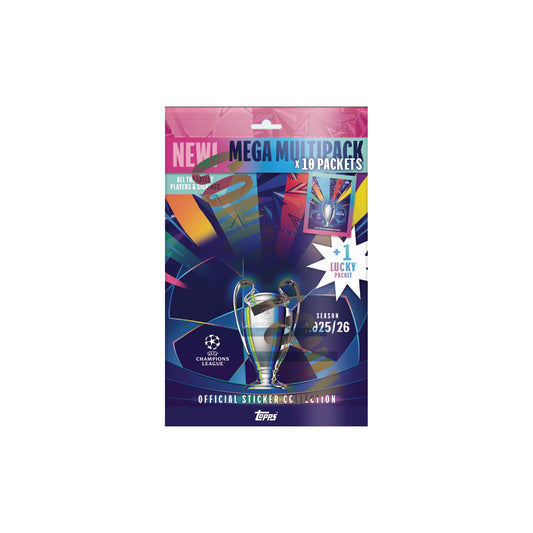 Topps UEFA: Champions League 2026: Sticker & Album - Mega Multipack - Topps