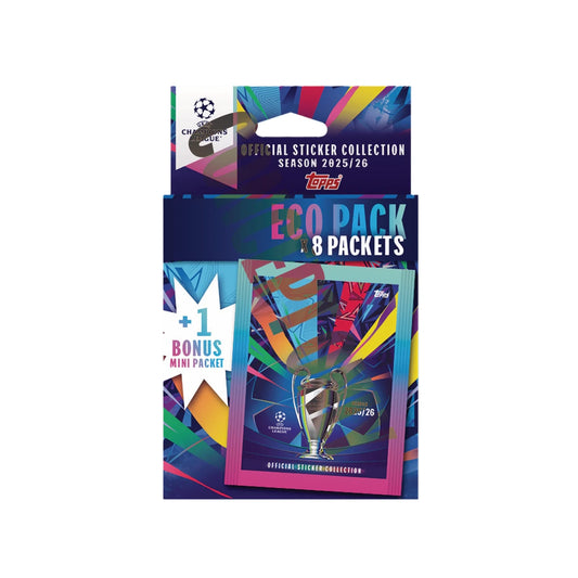 Topps UEFA: Champions League 2026: Sticker & Album - Eco Pack - Topps