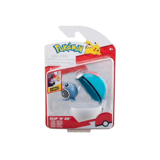 Clip n Go: Poliwag Lure ball - Pokemon